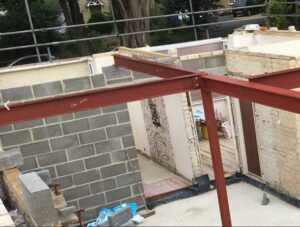 Wrexham Steel Beam Installation