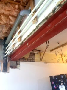 West Lancashire Steel Beam Installation