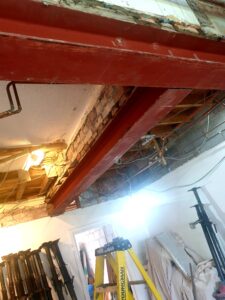 Pendle Steel Beam Installation