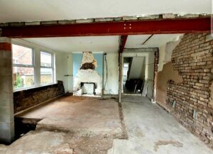 Lancashire Steel Beam Installation