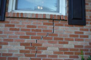 West Lancashire Wall Crack Stitching