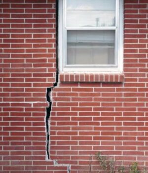 masonry crack